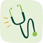 An icon of a stethoscope.