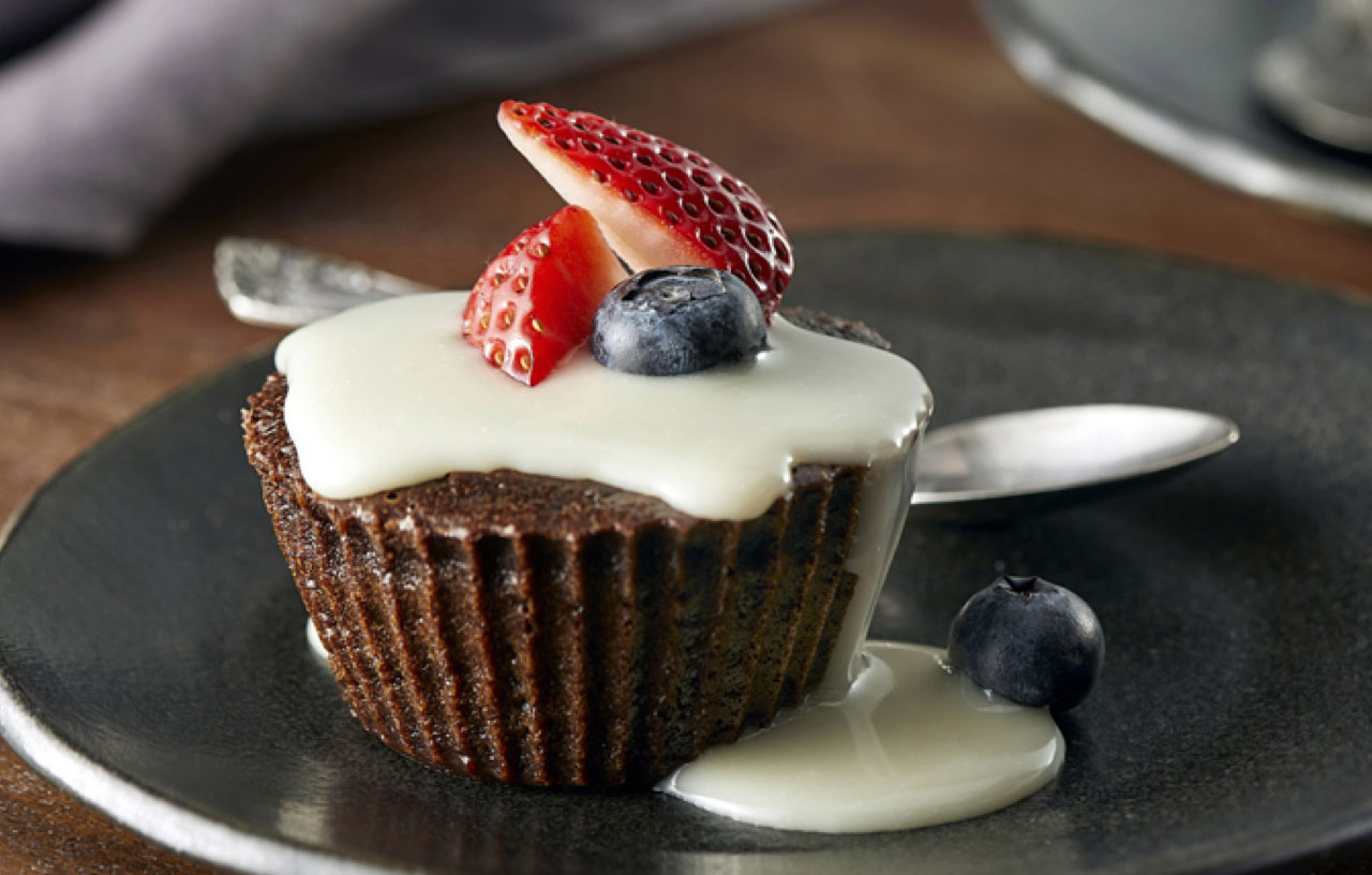 Flourless Chocolate Cupcakes