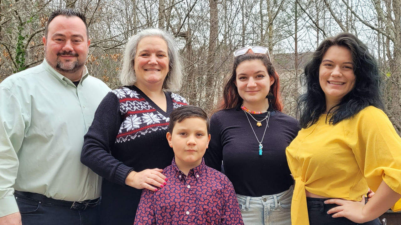 Photo of Alexis and his family Photo of Alexis and his family