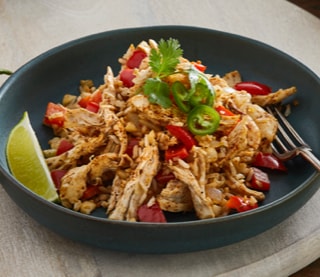 Bowl of fajitas Bowl of fajitas